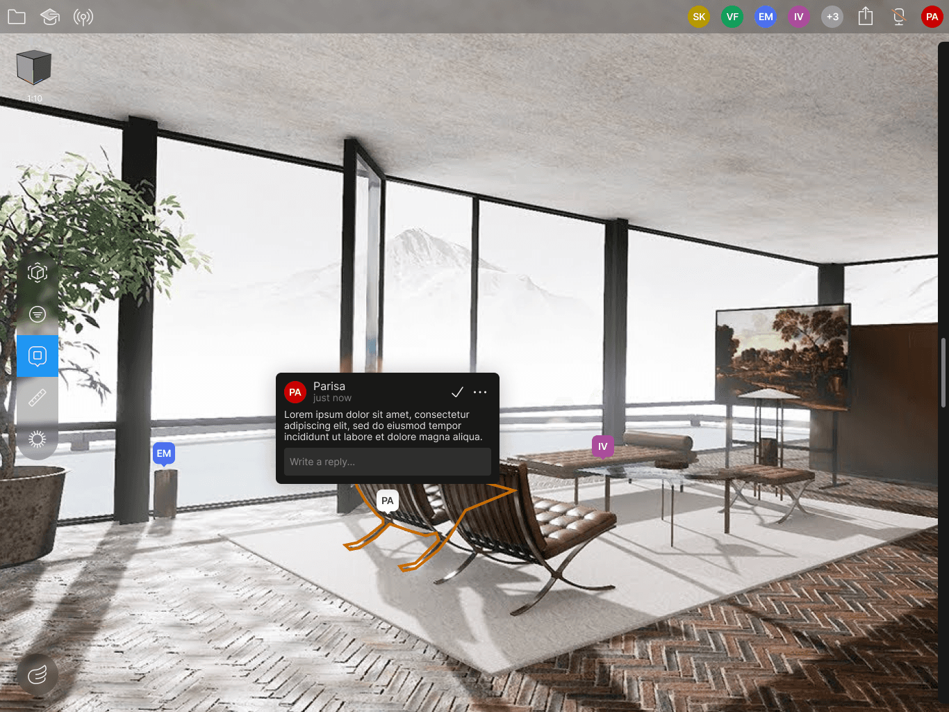 Unity Reflect 3D Annotation